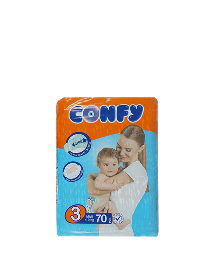 كونفي بيبي حجم 3 الكمية 70 حبة