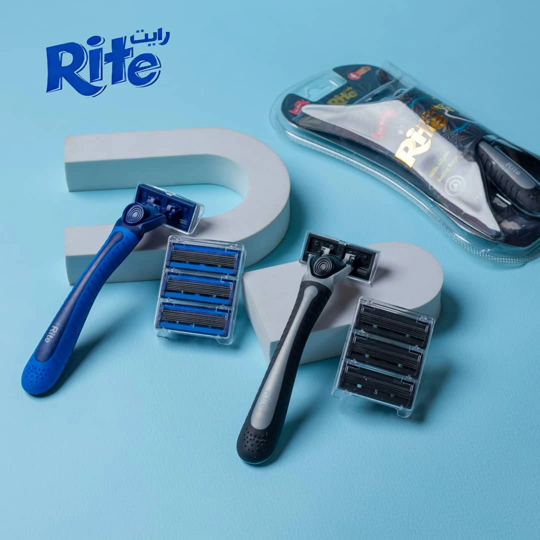 ماكينة حلاقة رايت  للرجال 1 +3 رؤوس شفرات أضافية