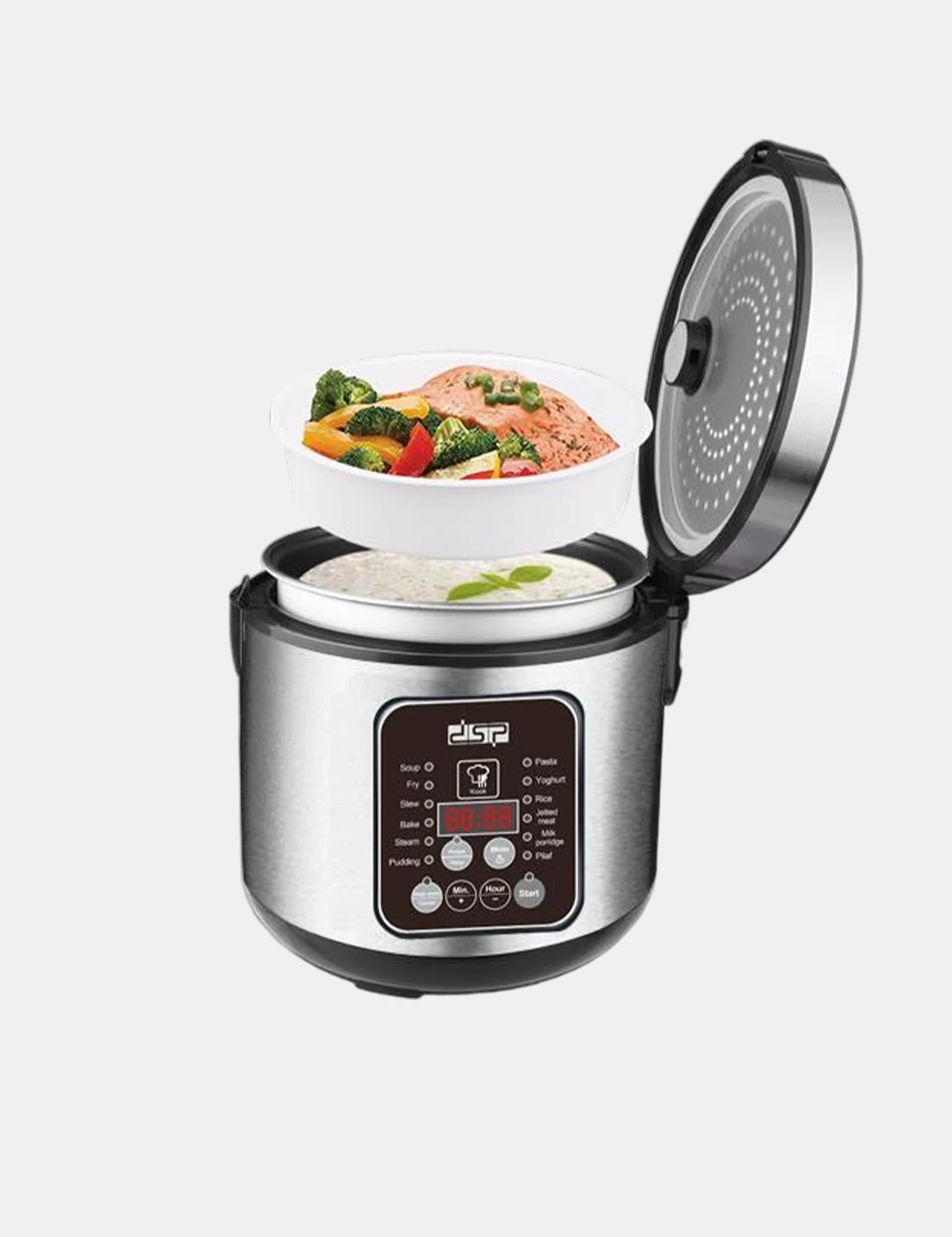 طباخ أرز متعدد الاستخدامات سعة 5.0 لتر وقوة 700 وات